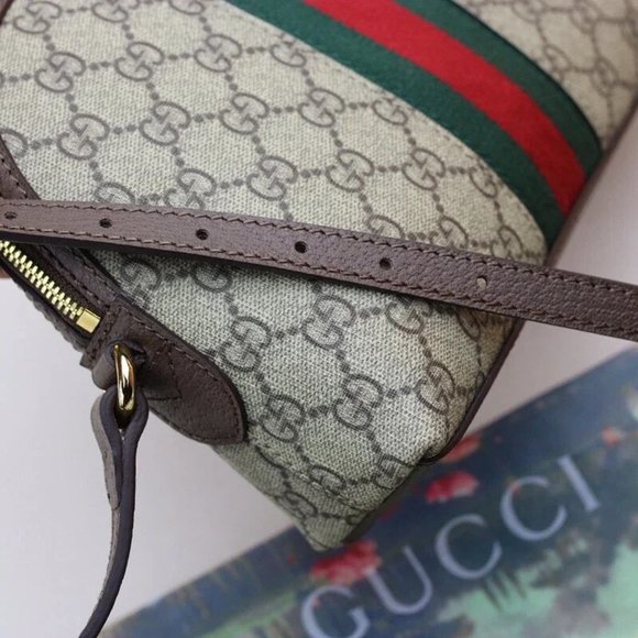Gucci Shell Shoulder Bag Grey - Picture 7 of 10
